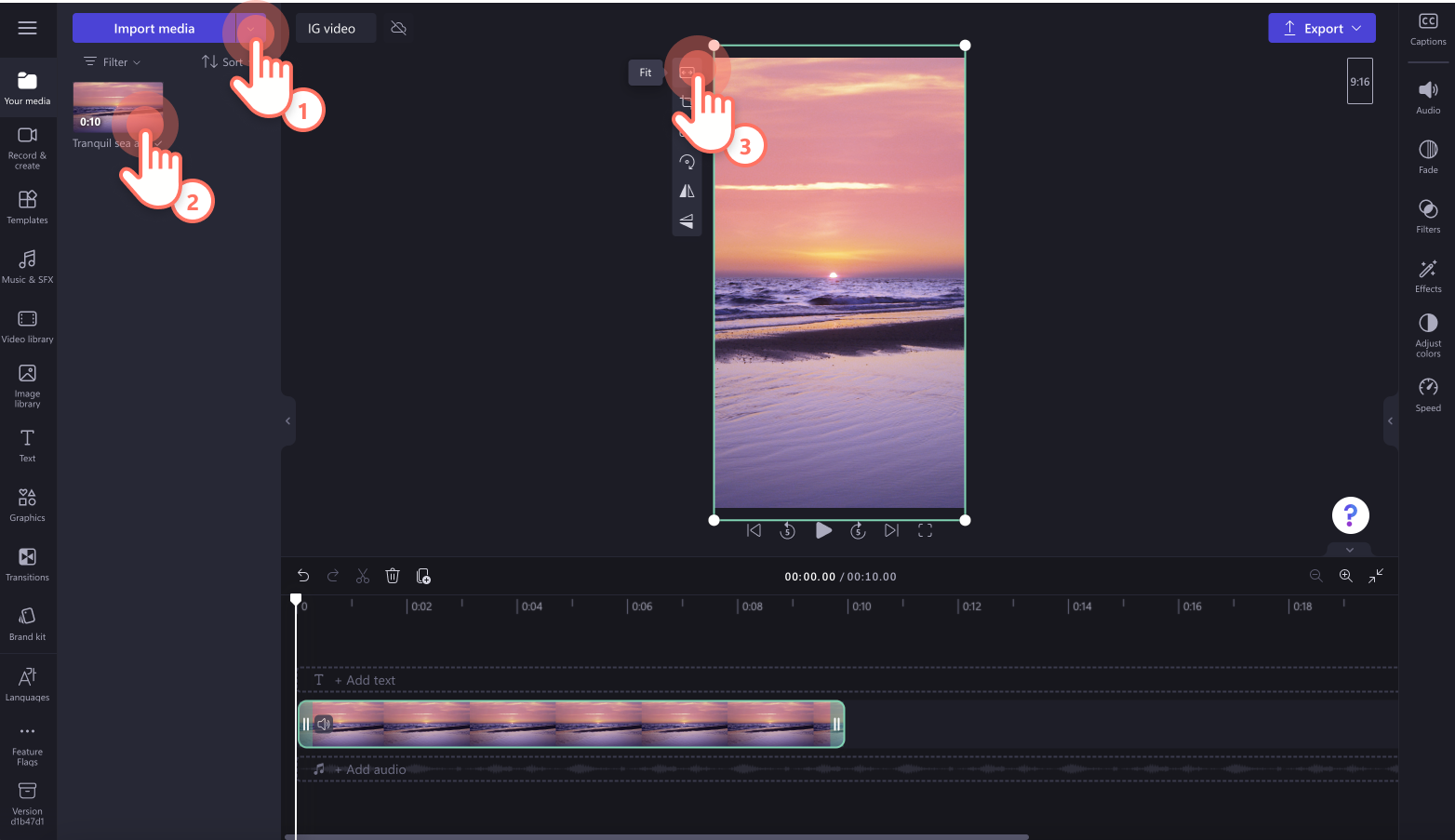 An image of a user editing a mobile video for TikTok.