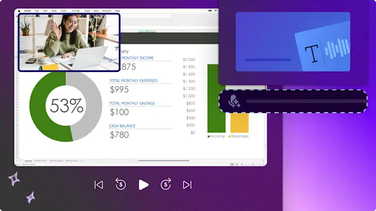 How to make demo videos for work with webcam recorder | Clipchamp Blog