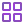 Pink grid icon