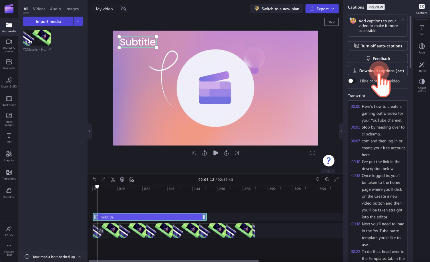 How to add subtitles to videos with Clipchamp Clipchamp Blog