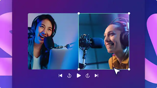 Obraz przedstawiający funkcję podzielonego ekranu.