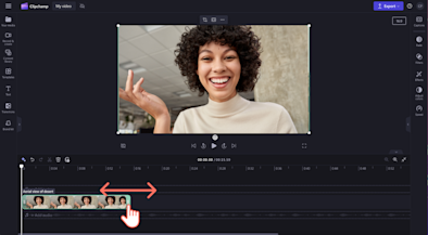 Een videoclip inkorten in Clipchamp
