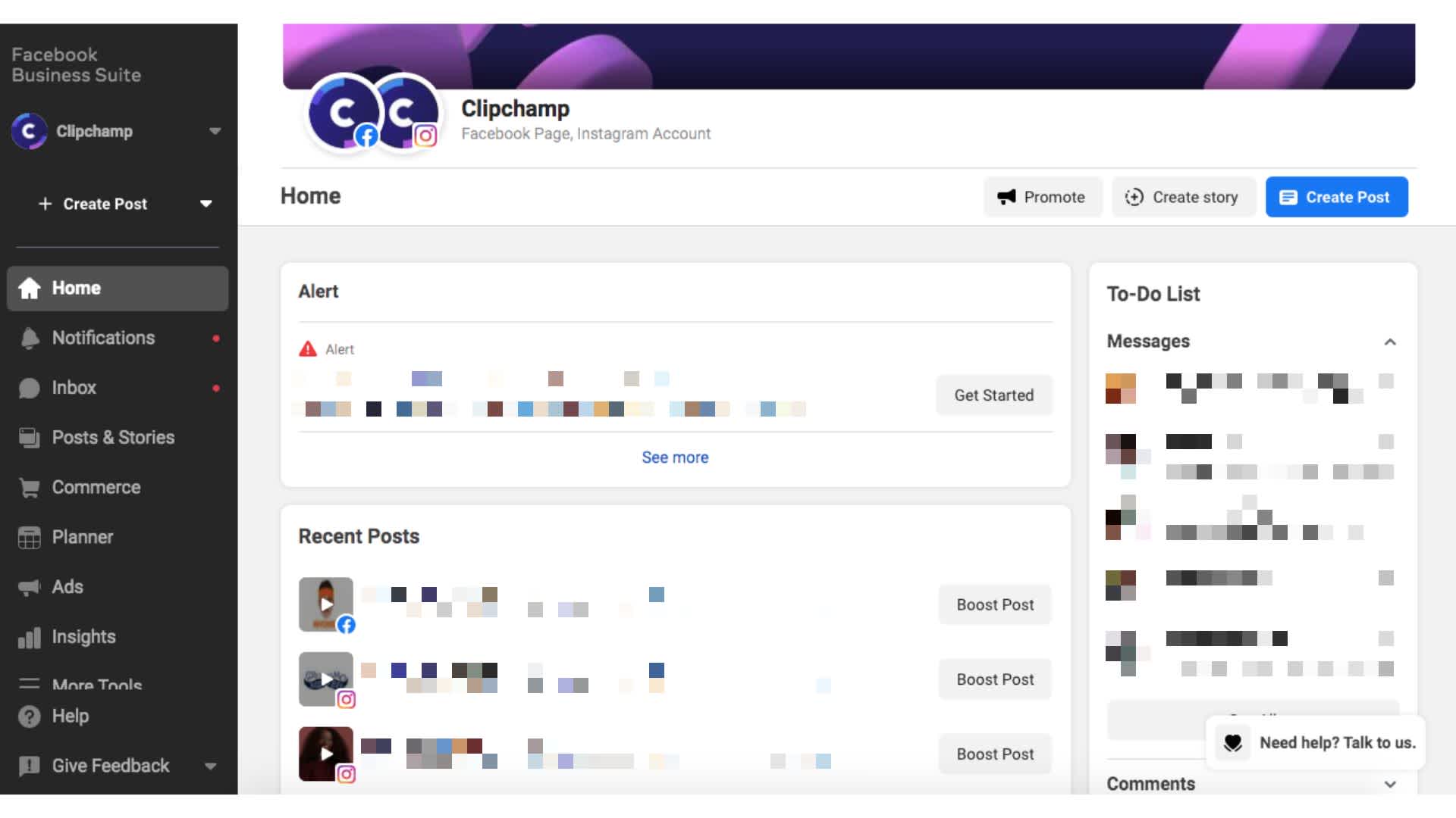 Step 1. Navigate your Facebook Business Suite B