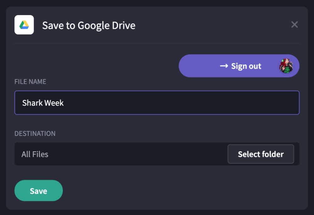 Video from Drive - Google Workspace Marketplace