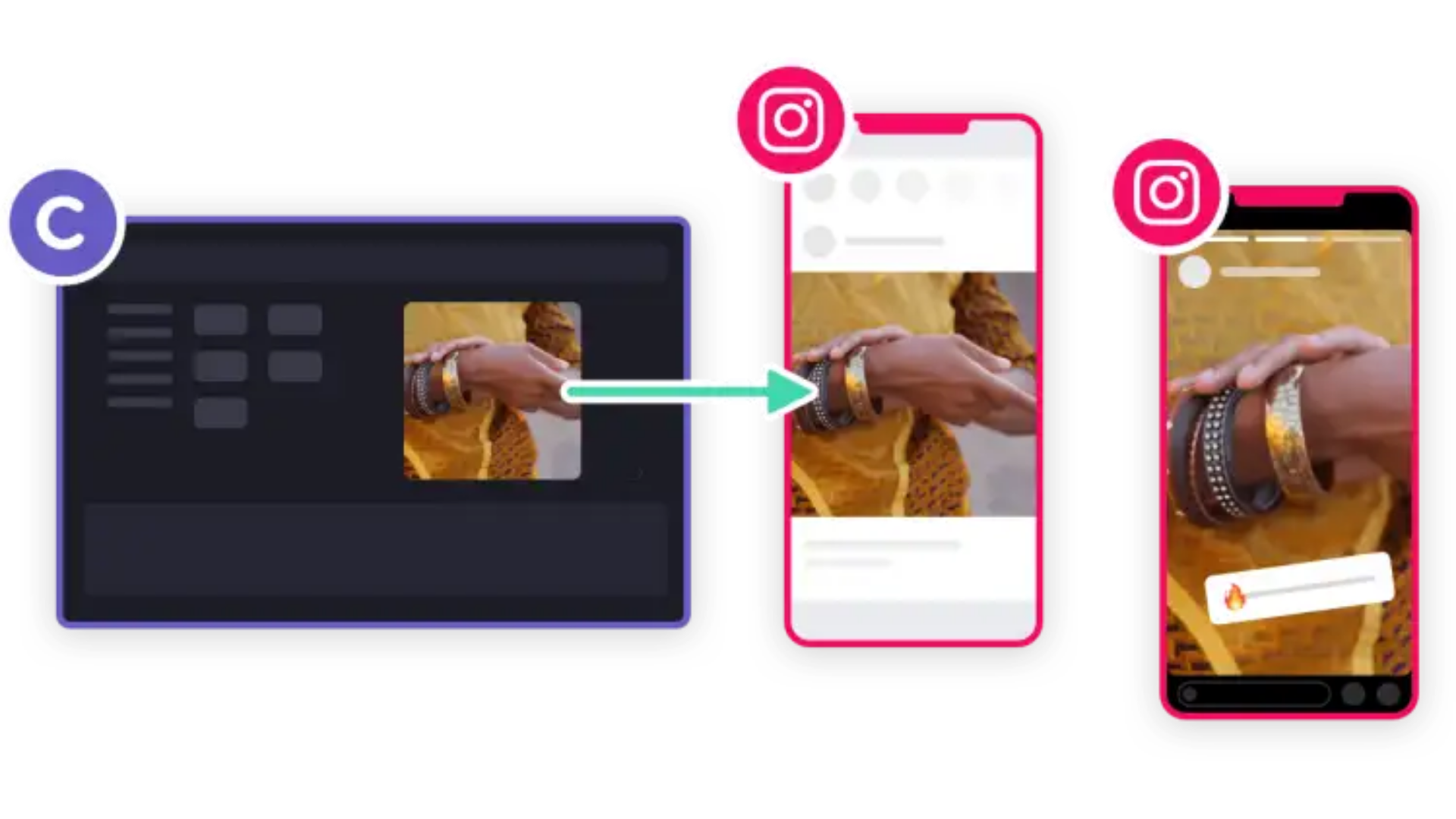 How to make Instagram videos with Clipchamp