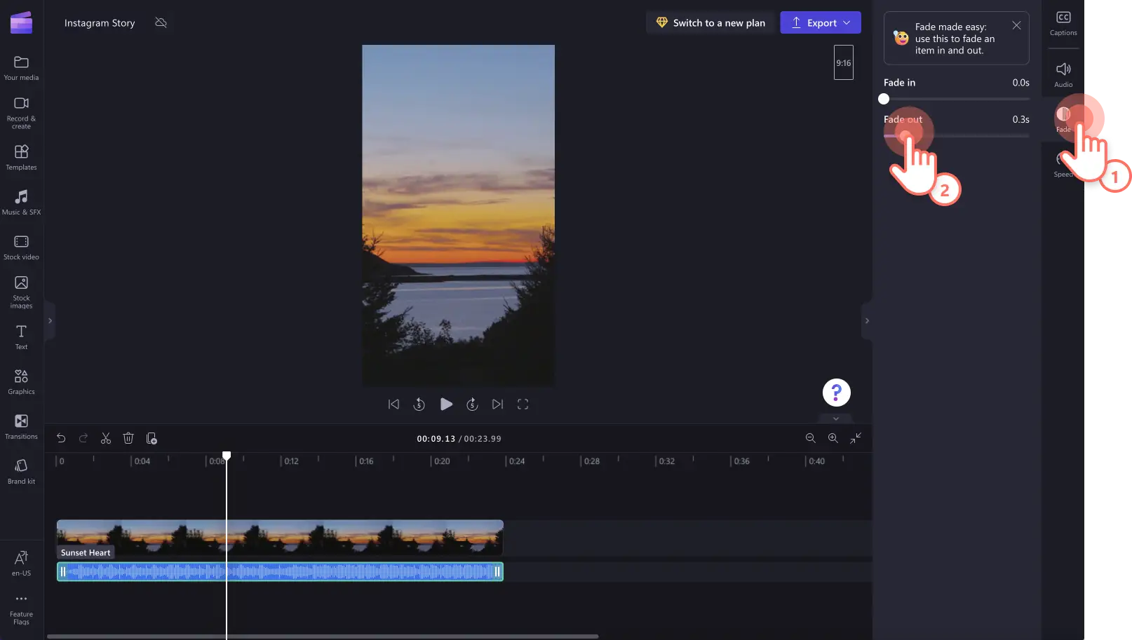 Storia di Instagram: passaggio 3b