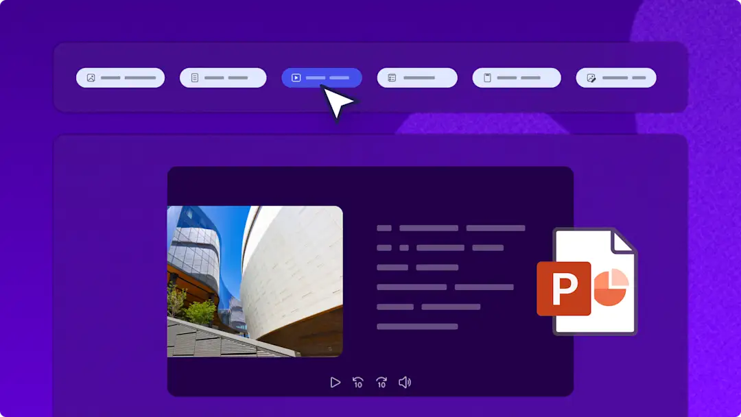 How to create a video from PowerPoint with AI thumbnail