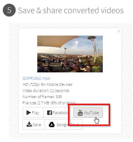 Upload videos to YouTube directly in clipchamp - Step 1