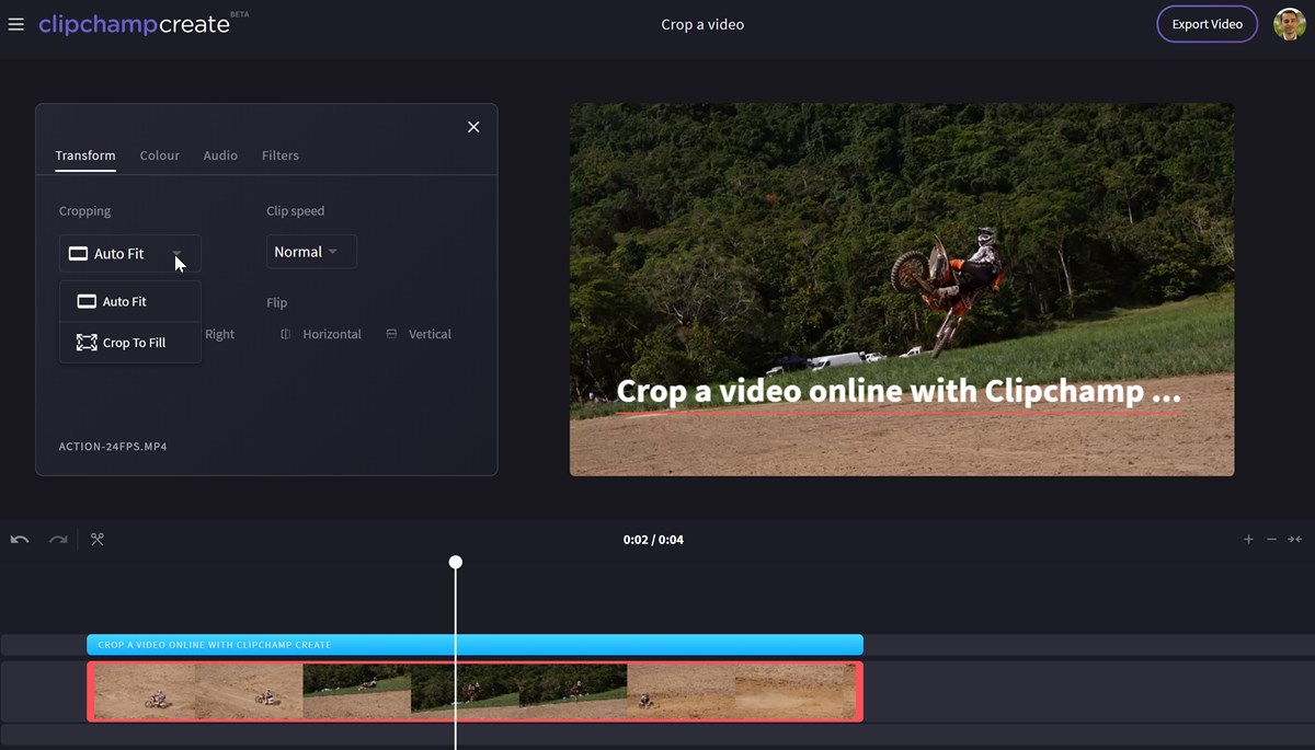 Crop video. CLIPCHAMP Интерфейс. Как сохранить видео в CLIPCHAMP. Clip Champ.