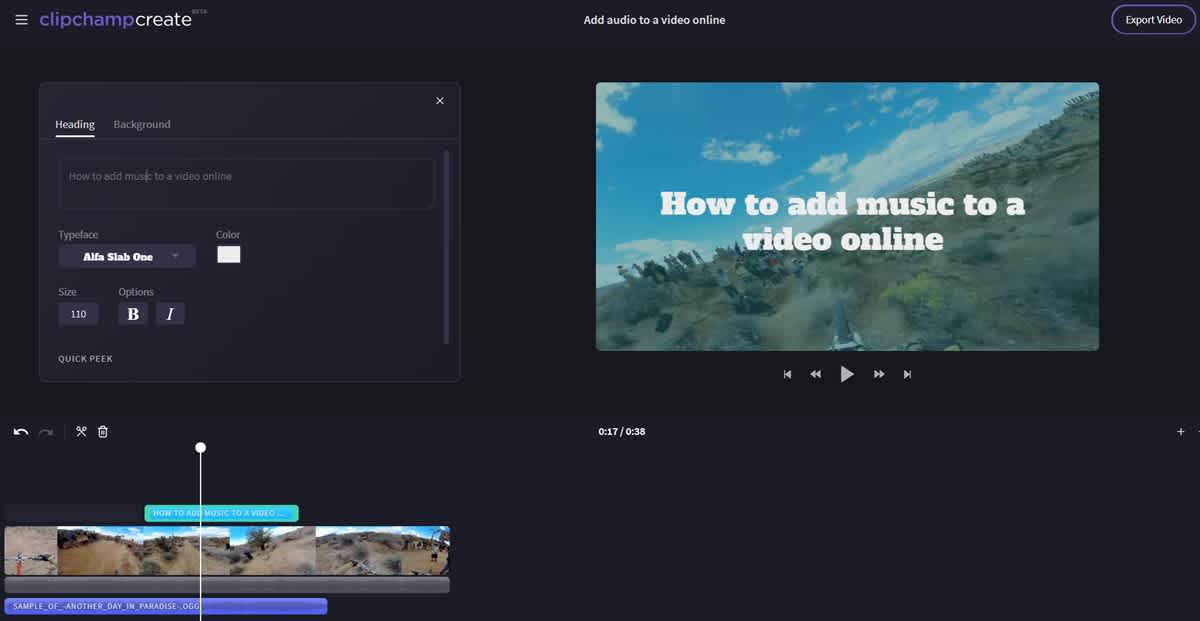 añadir sonido a un vídeo online