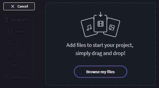 Browse video files on your computer