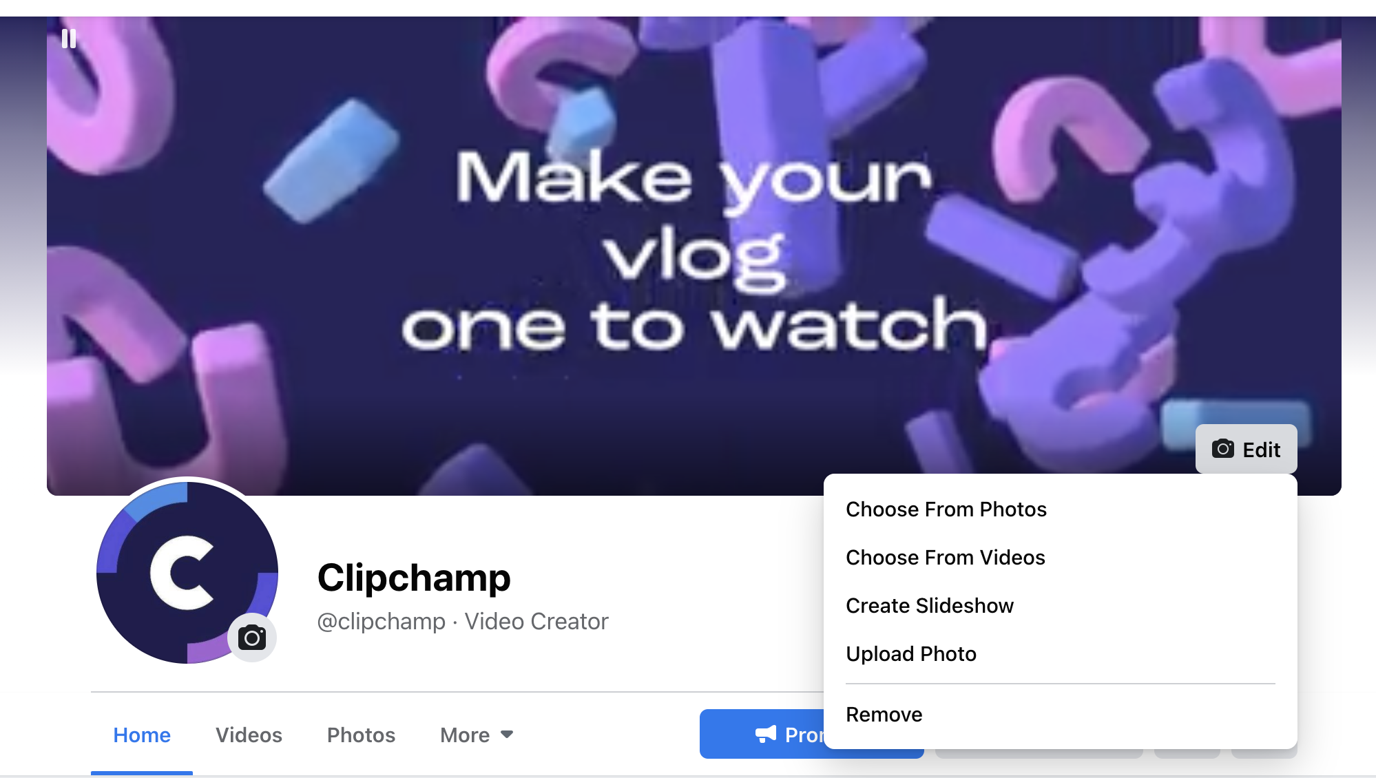 Cómo crear vídeos de portada de Facebook | Clipchamp Blog