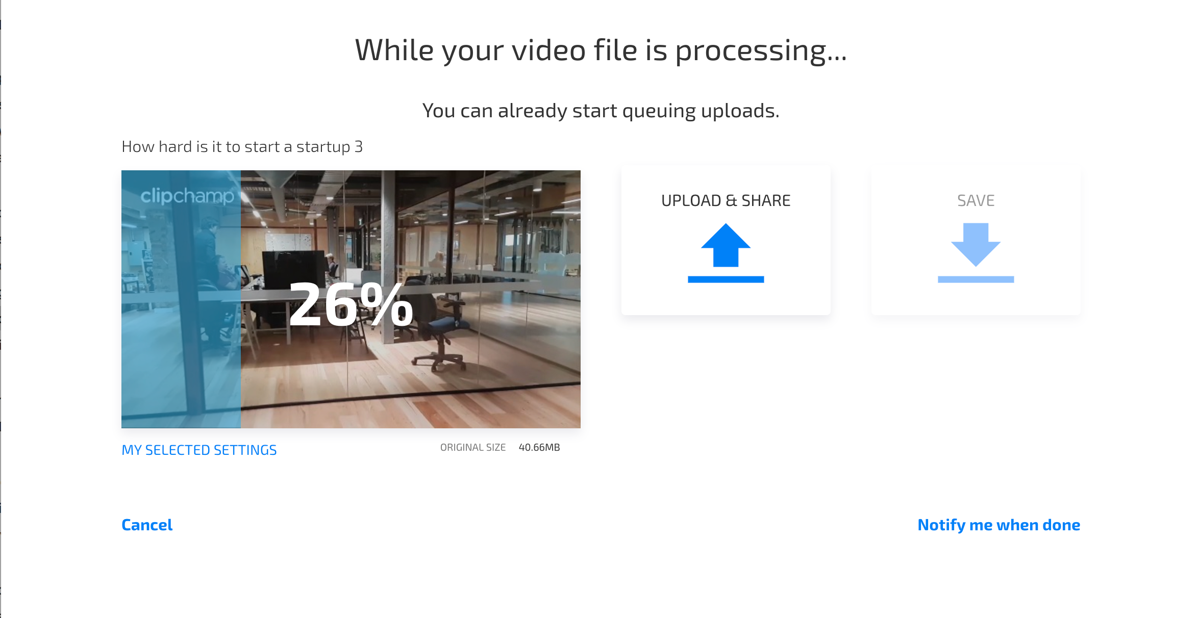 optimise video web