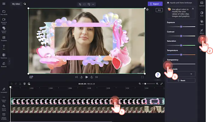 How to add video frames and borders | Clipchamp Blog