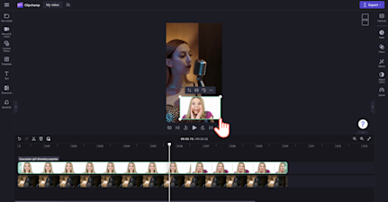 Hình ảnh người dùng bấm vào nút xuất, rồi chọn độ phân giải video 1080p.