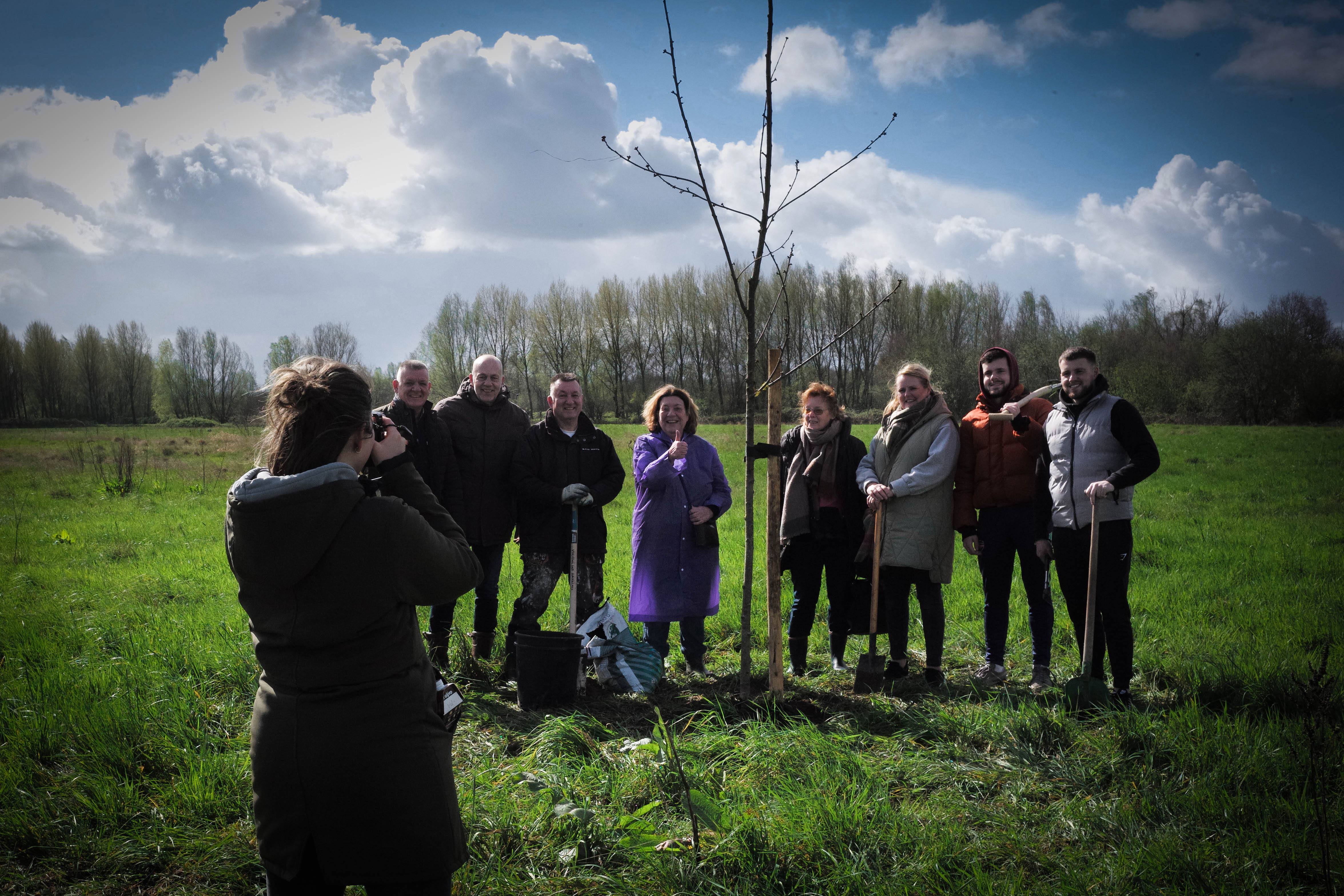 Planten van een boom 