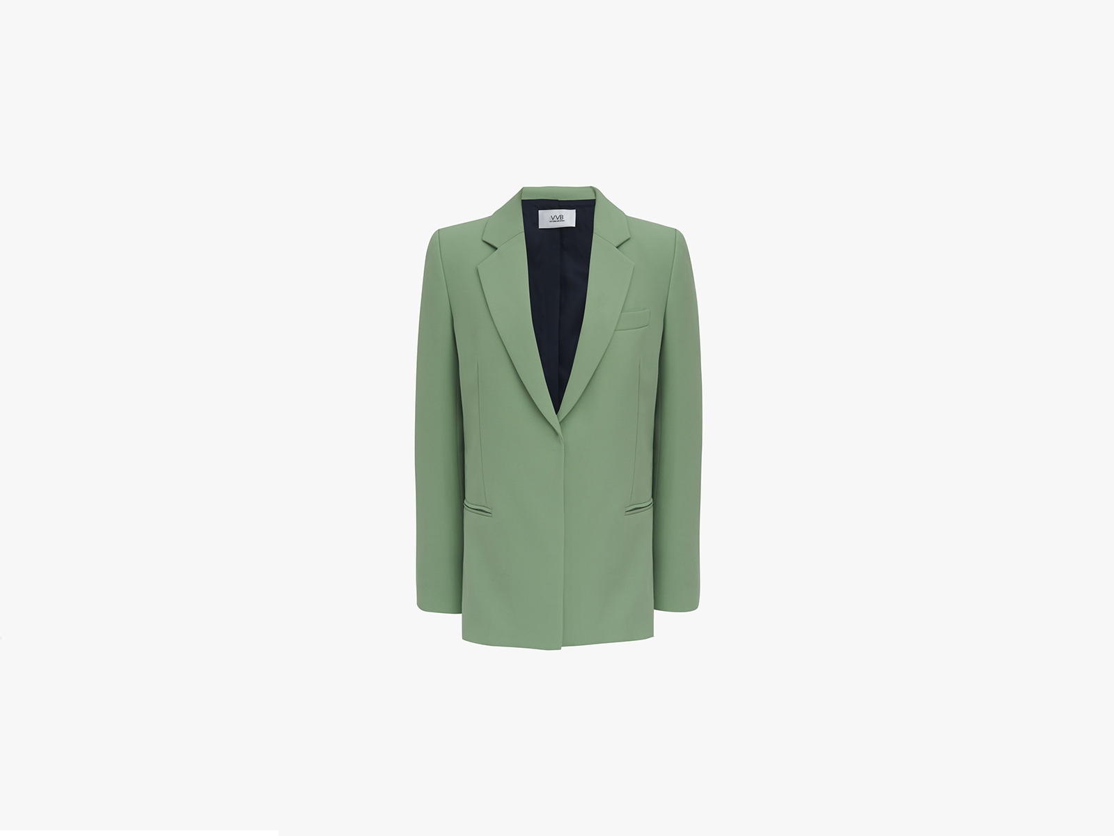 Victoria Victoria Beckham Fitted Tailored Jacket in Pistachio