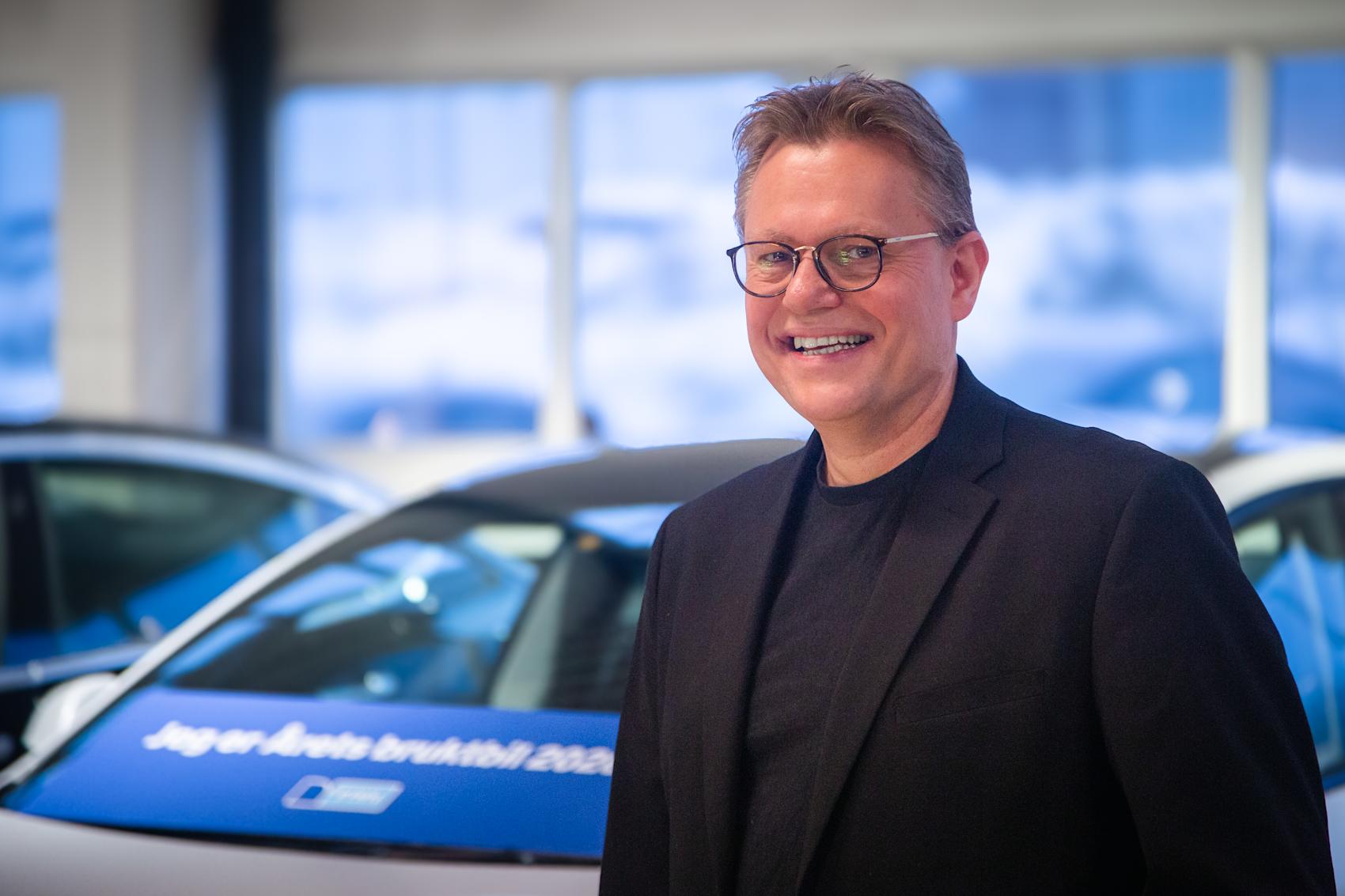 Terje Dahlgren foran Årets bruktbil 2026