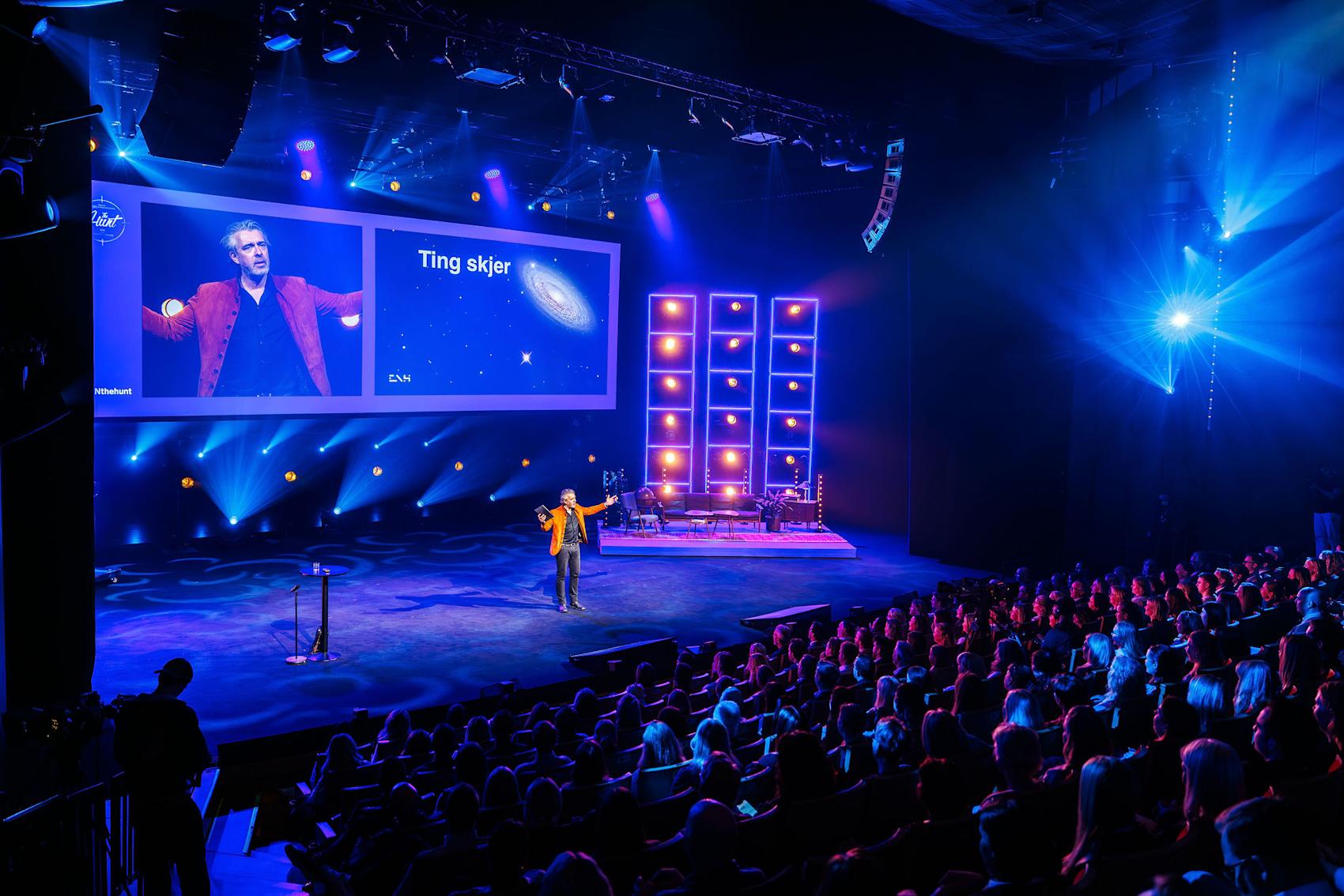 Eirik Norman Hansen på scenen