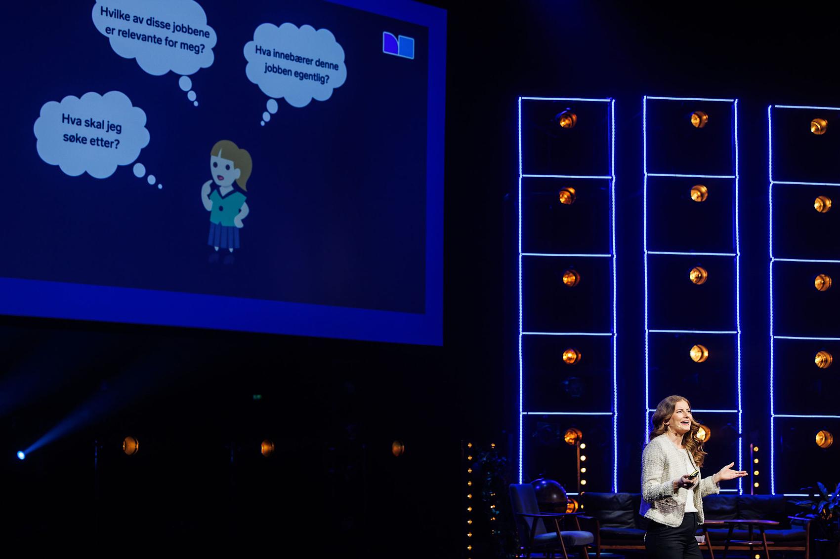 Martha Marie Olimb på scenen