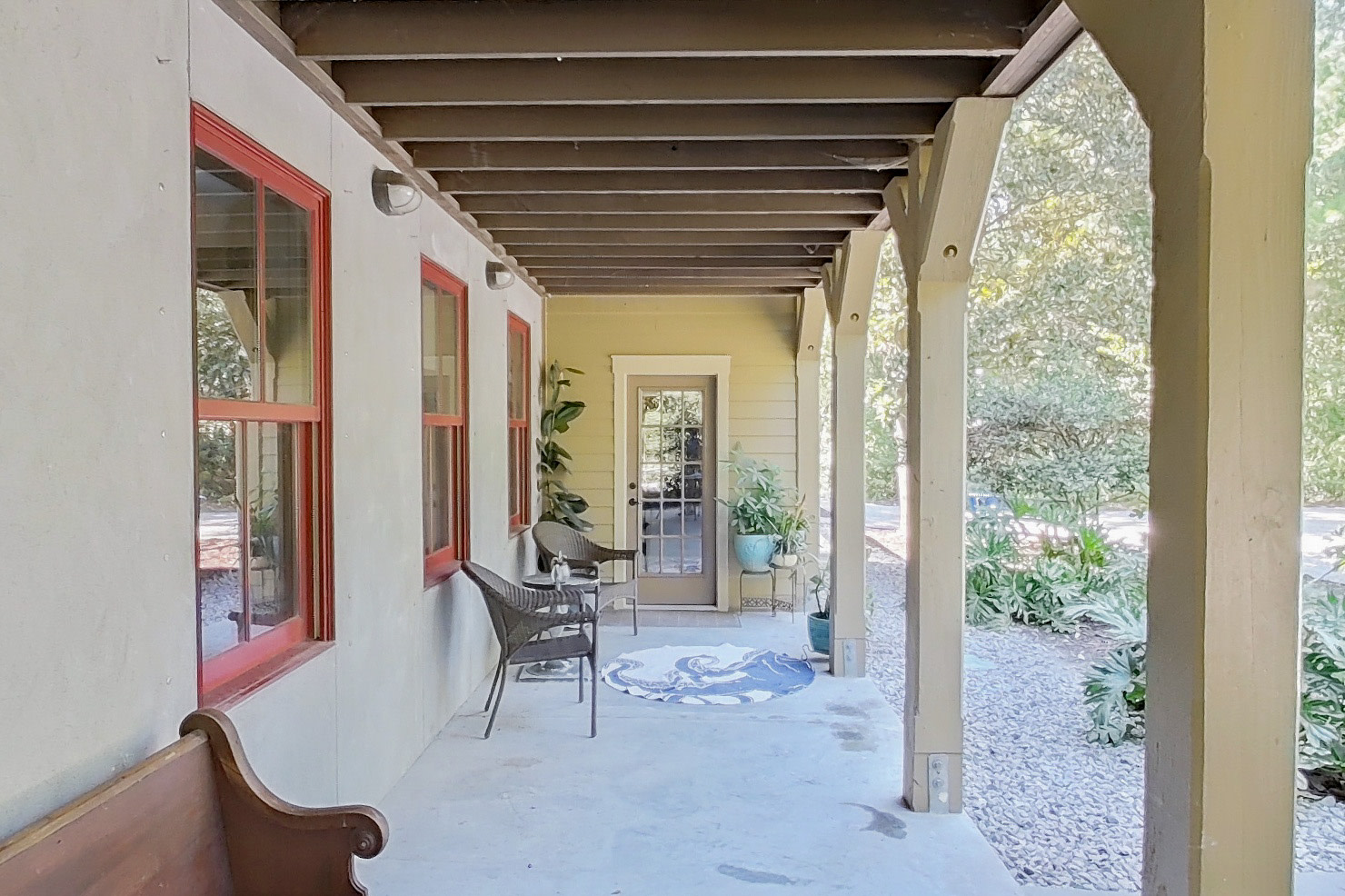 bottom porch
