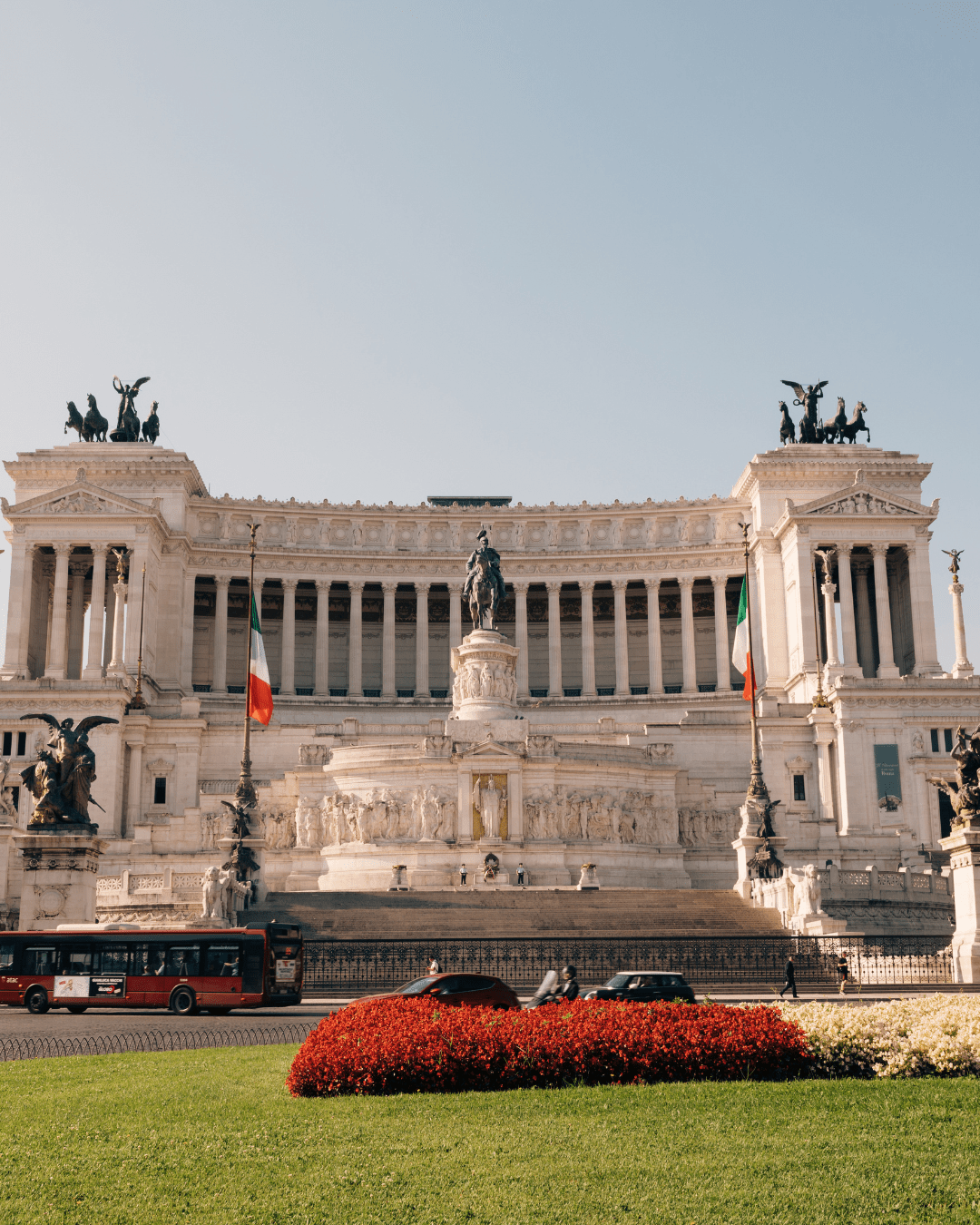 Lugares para visitar Roma. Monumento a Victor Manuel