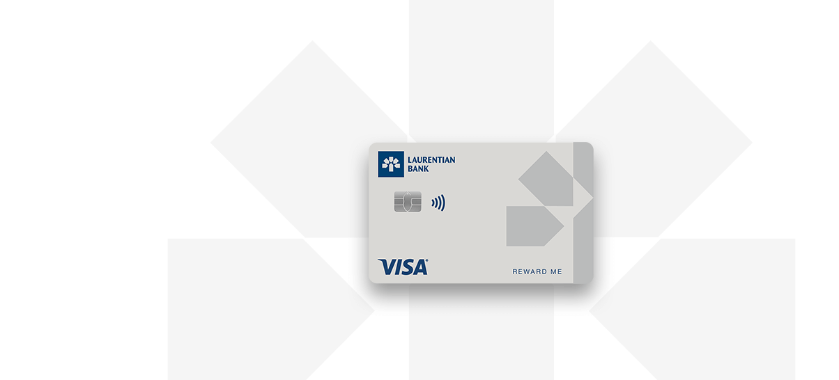 Laurentian Bank Visa Reward Me credit card.