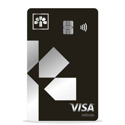 Carte de crédit noire Visa Infinite* Banque Laurentienne.