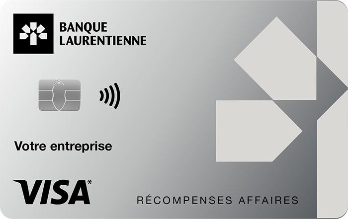 Carte de crédit Visa* Récompenses Affaires Banque Laurentienne.