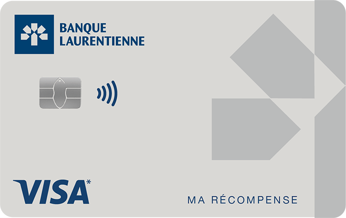 Carte de crédit Visa* Ma Récompense Banque Laurentienne.