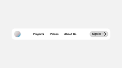top bar navigation component