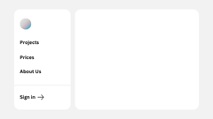 side bar layout component