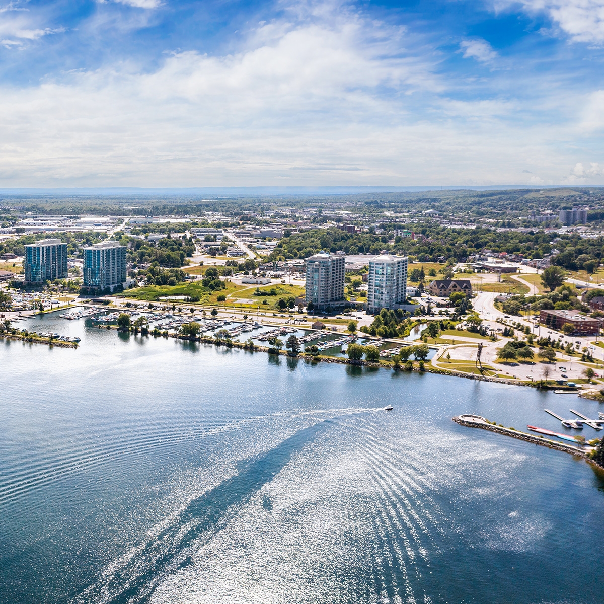 Image of Barrie, Ontario waterfront