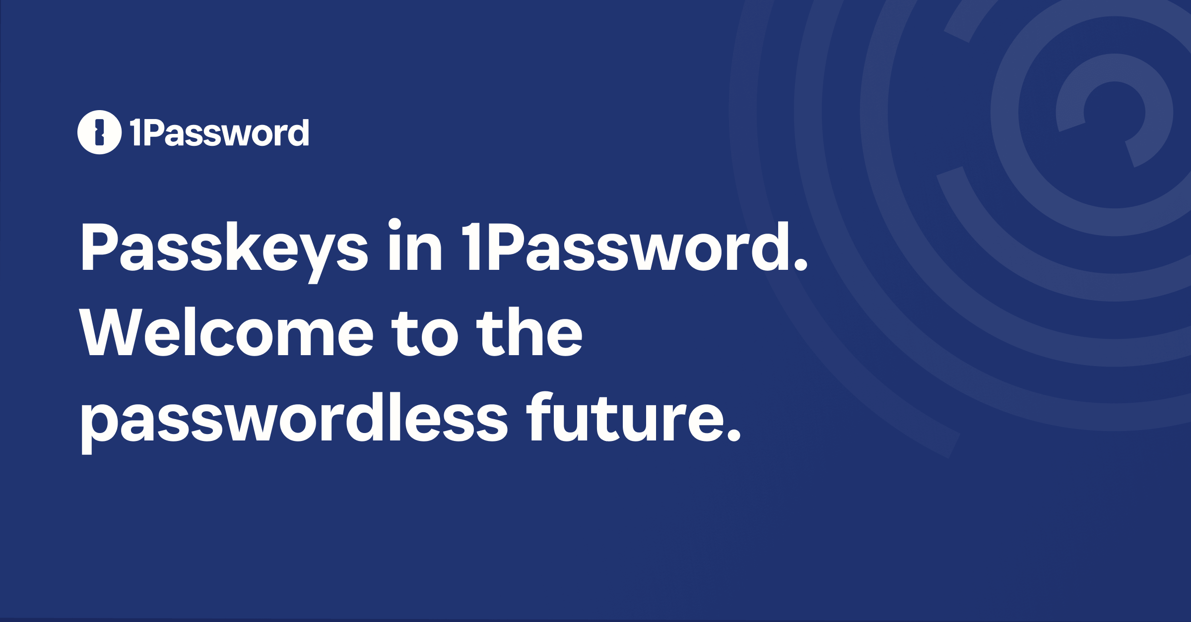 1Passwordのパスキー : パスワードレス認証の未来 | 1Password