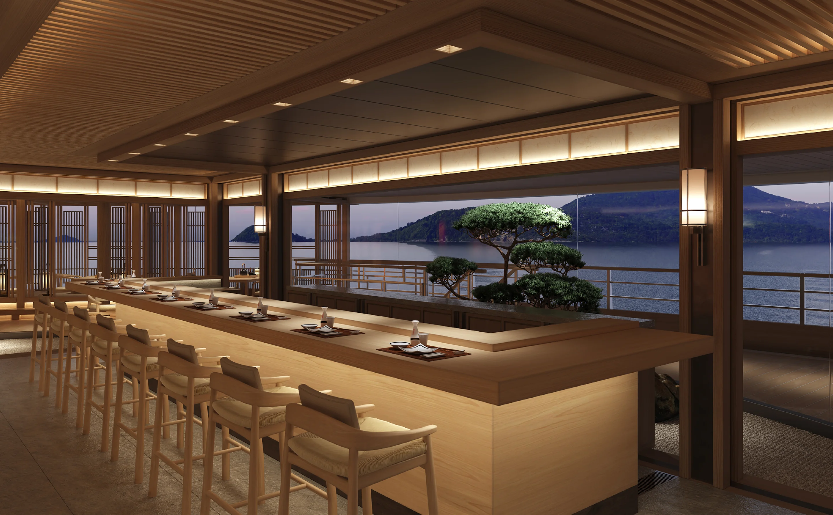 Amangati - Akari Restaurant Hero