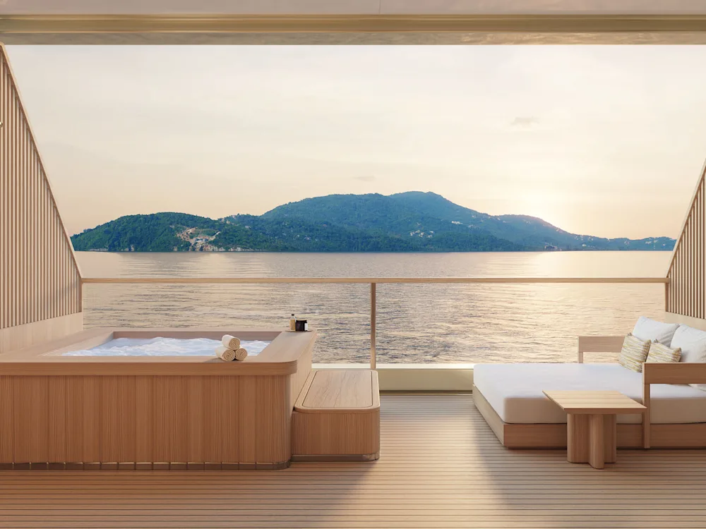 An artist's impression of a spa suite on Amangati