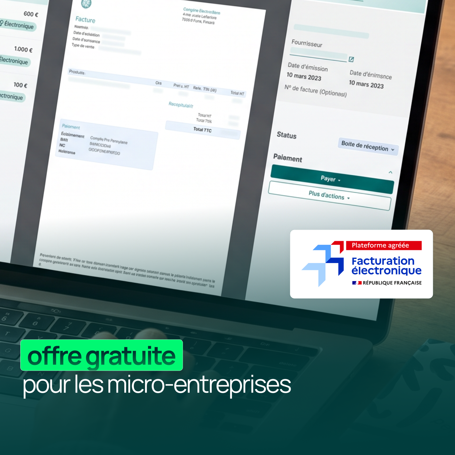 Offre gratuite pour micro-entreprises RFE Pennylane