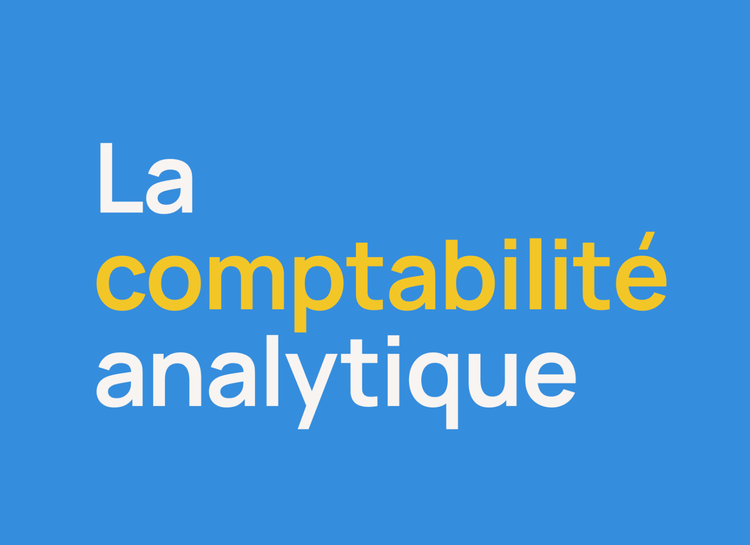 Comptabilité analytique Pennylane