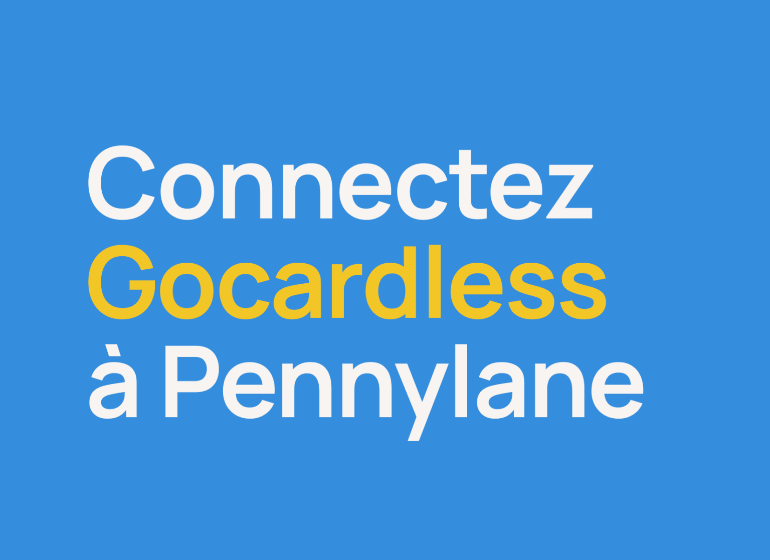 Intégration Gocardless avec Pennylane