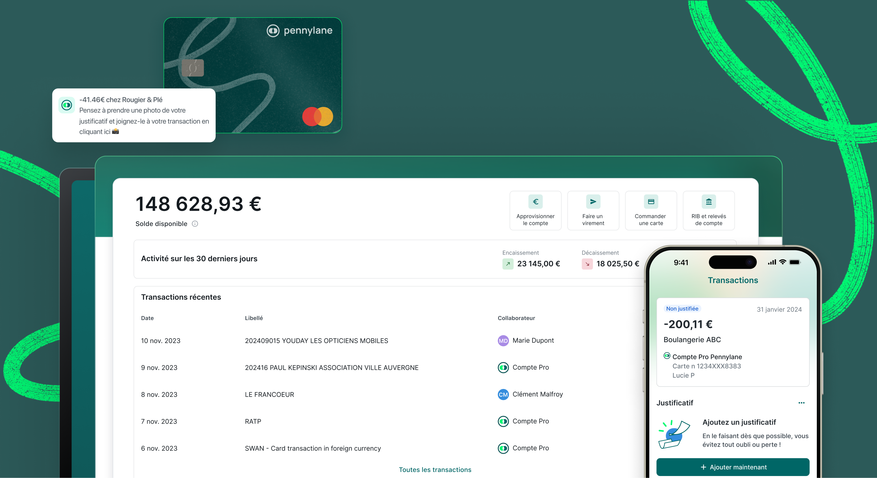 Asset Compte Pro (tout en restant en contrôle)