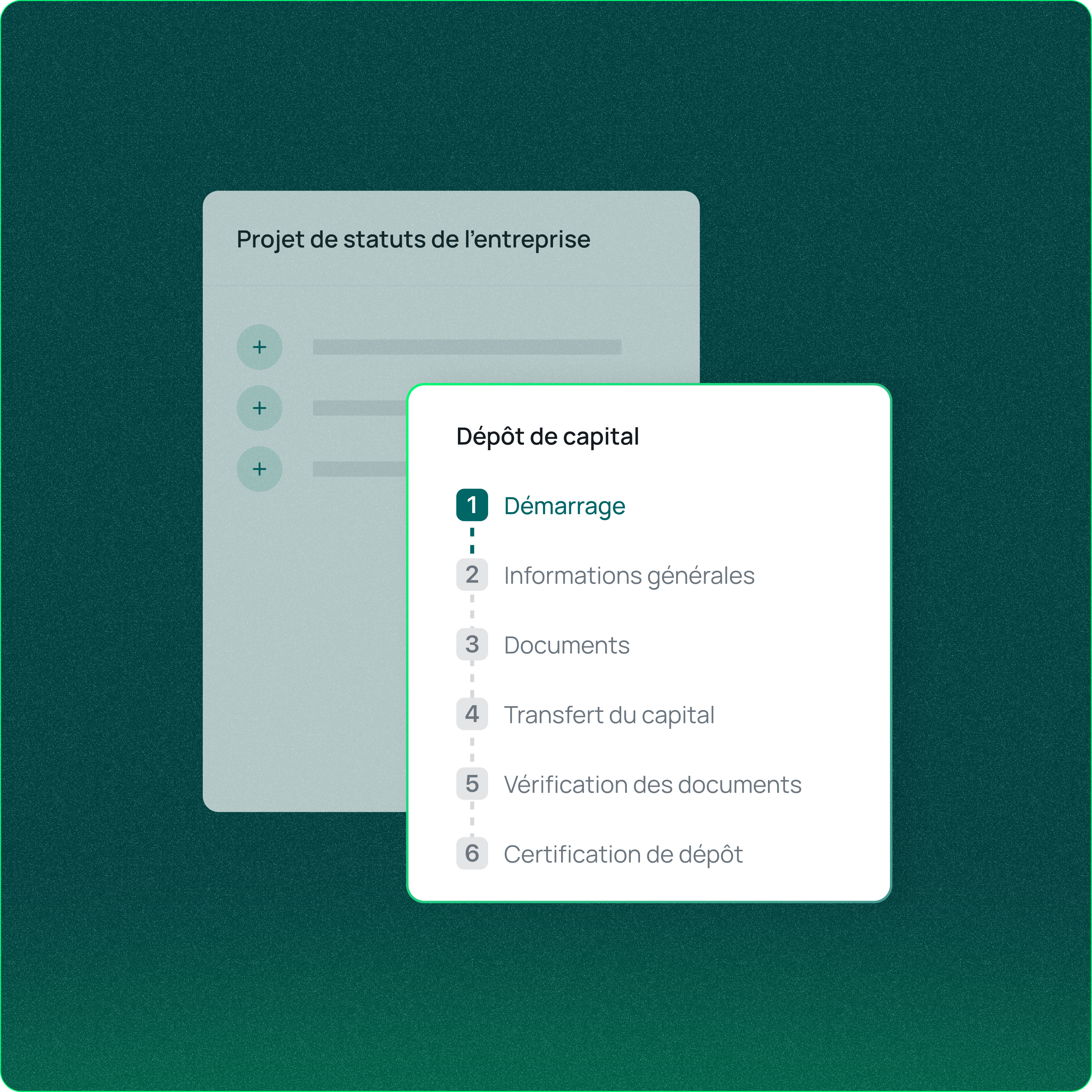 page CRM Etapes clés