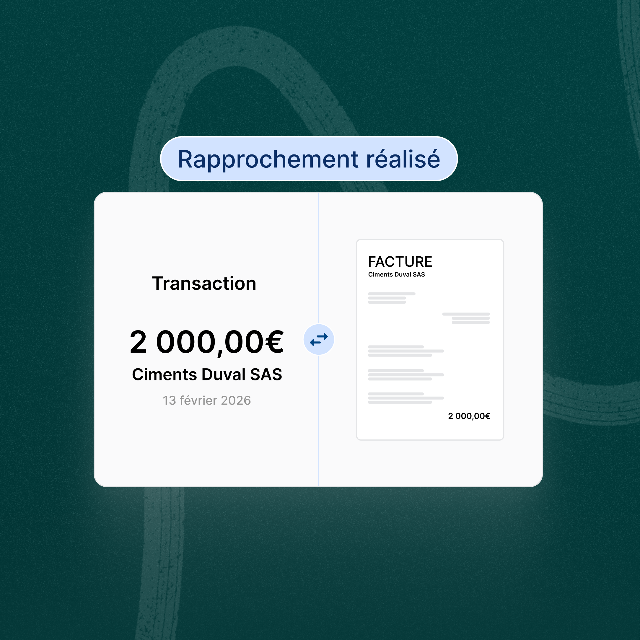 Rapprochement compta