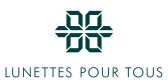 Logo de l'entreprise Logo LUNETTES POUR TOUS - vert fond transparent