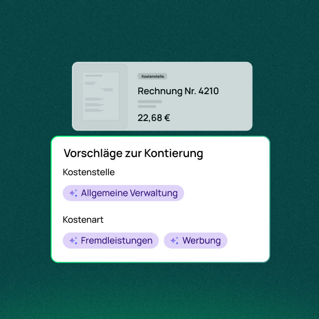Germany, AI feature, Kontierungsvorschläge