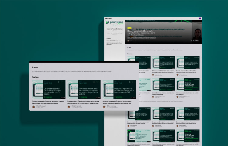 Page de replay Webinaires facture élec