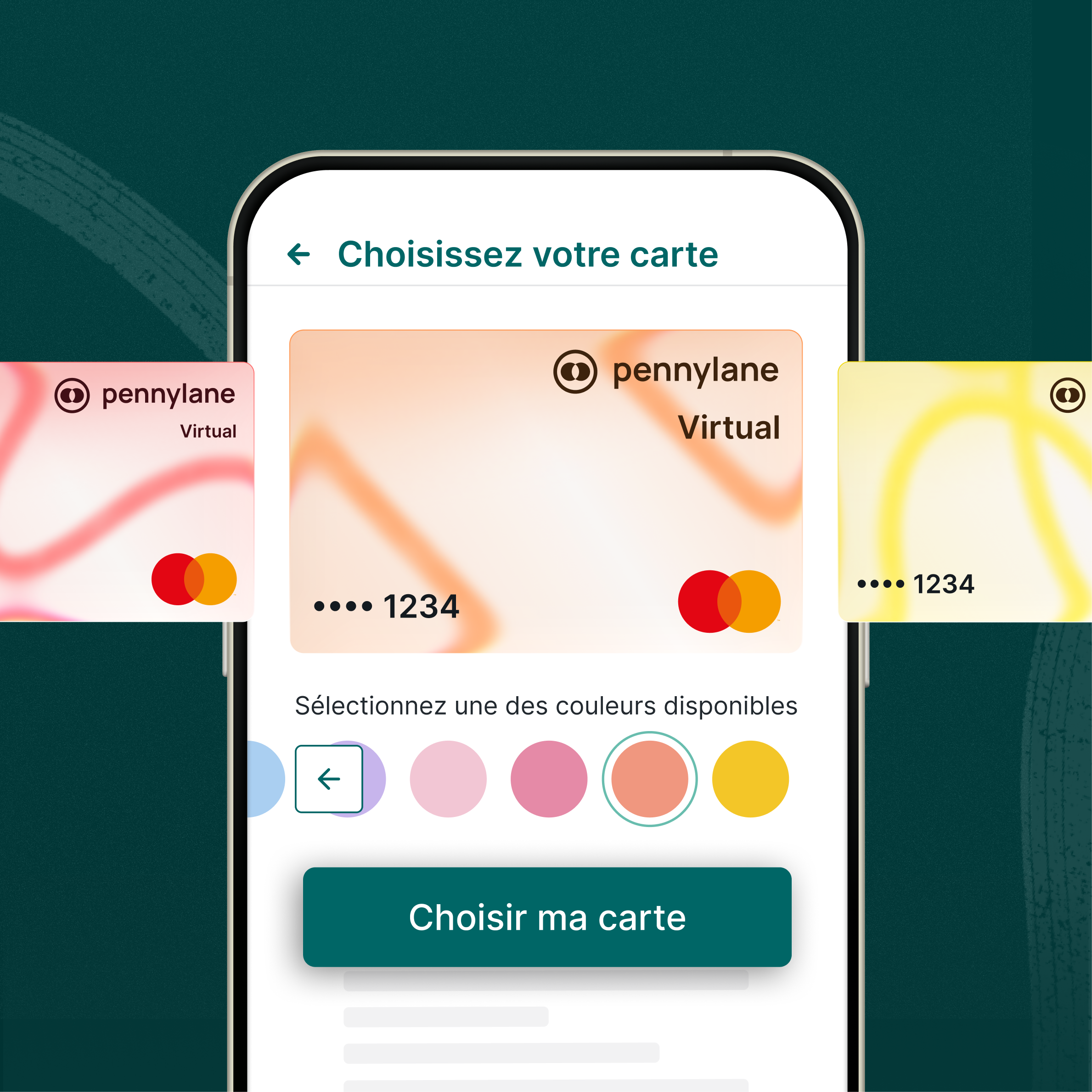 choix de cartes virtuelles