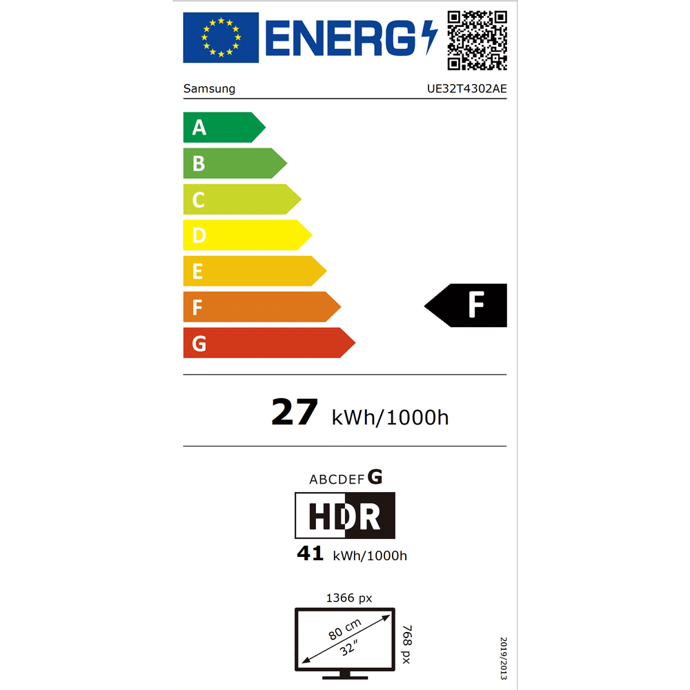 32" T4300 HD LED SMART TV ecorating