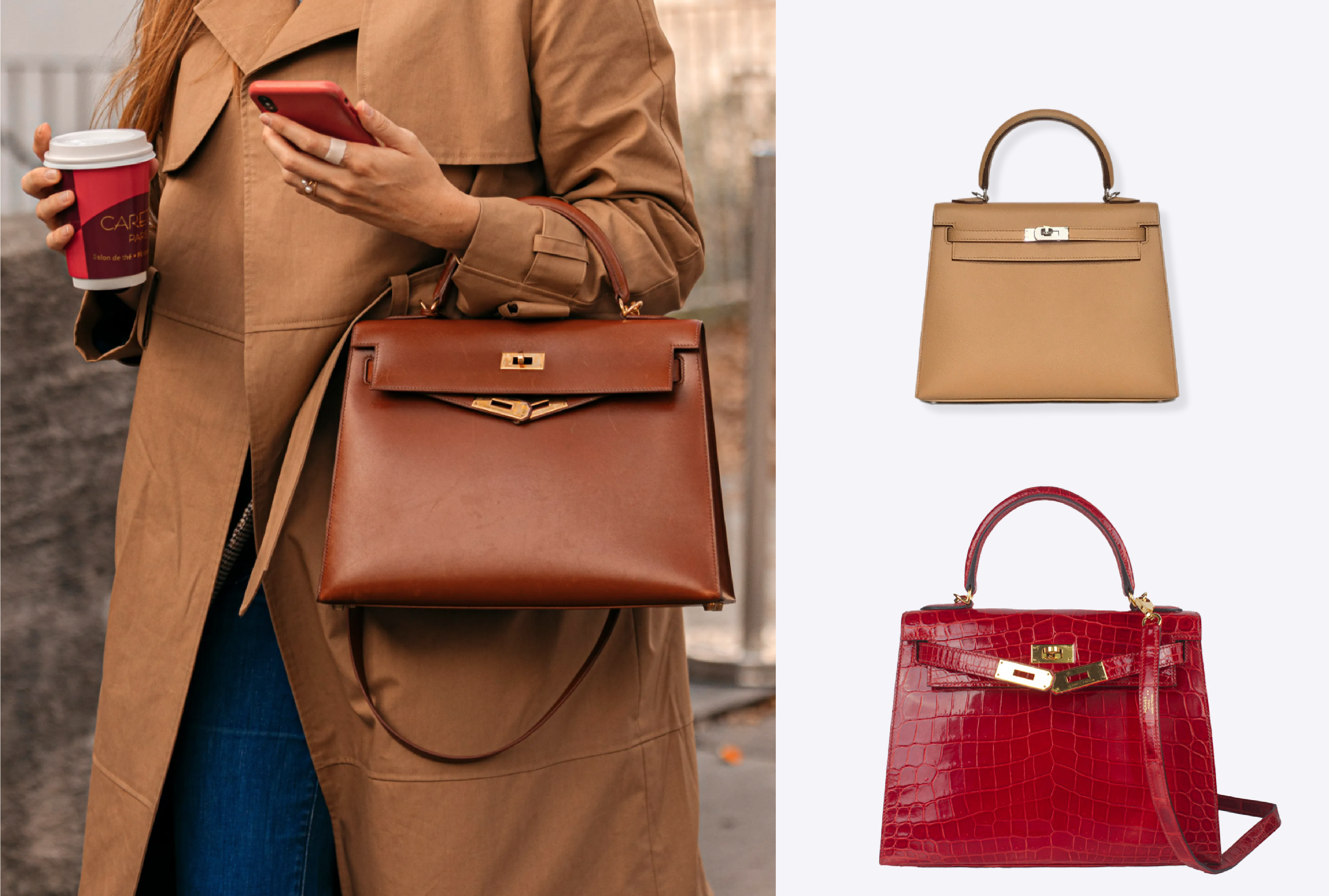 BST Hermès Kelly siêu hiếm đang được bán tại Joolux. Ảnh: Joolux