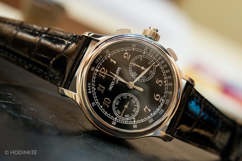 Mẫu đồng hồ ref. 5370 tráng men đen được ra mắt tại Baselworld 2015. Ảnh: Hodinkee