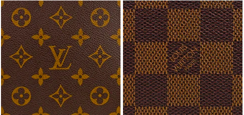 Họa tiết monogram và logo Louis Vuitton Paris là hai chi tiết cần lưu ý để phát hiện ra hàng thật - giả. Ảnh: lux second chance